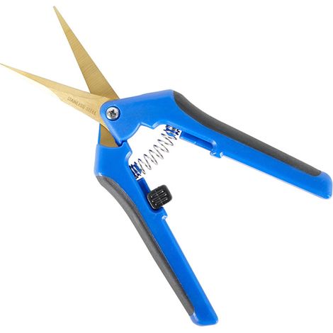 Sécateur à main pour cisailles de jardin de 16,5 cm avec lames de précision incurvées revêtues de titane 1 paquet (1/4)