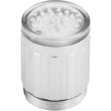 Il rubinetto a LED illumina il rubinetto dell'acqua con rilevamento della temperatura, accessorio per lavello da cucina di Bathroms-Crezuo-Crezuo