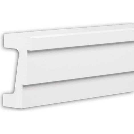 Architrav 434102 Profhome Fassadenprofil Stuckleiste Außenstuck Modernes Design weiß 2 m