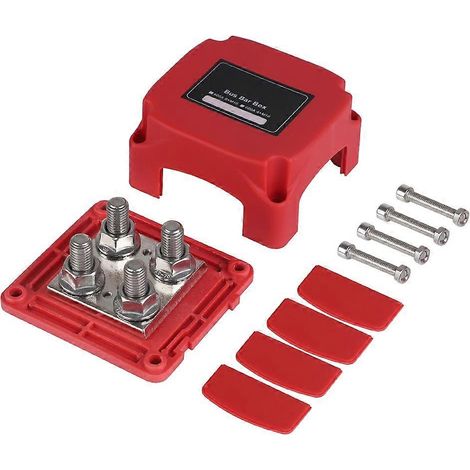 Boîte de distribution électrique robuste 400 A 48 V en cuivre étamé pour véhicules, camping-cars, bateaux et véhicules tout-terrain. (1/5)