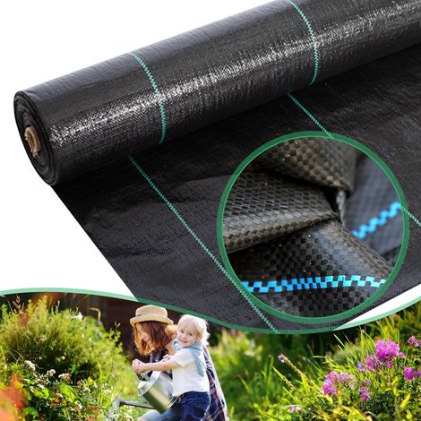 TolleTour 2x10m Gartenvlies Unkraut – Ideal unter Pflastersteinen, Terrassenplatten & Gehwegen