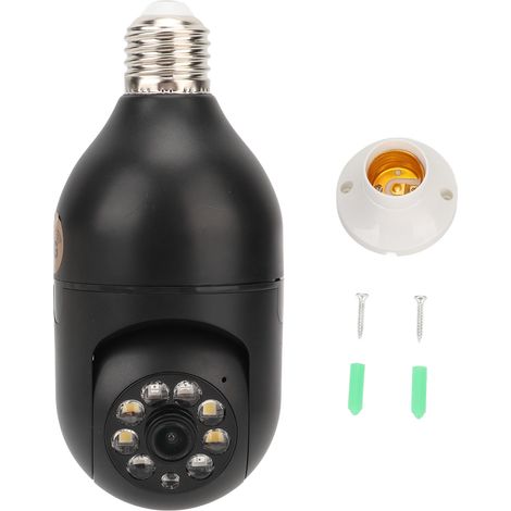Caméra de surveillance WiFi 360° panoramique 1080P 2MP, caméra intelligente sans fil CCTV, alimentation 110-240V (1/5)