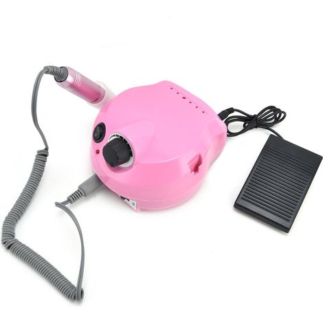 Perceuse électrique mini meuleuse outil rotatif 202 rose, contrôle de vitesse durable, équipement standard UK 220V-240V (1/5)