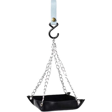 Accessoires pour nourrir les oiseaux, notamment les colibris : mangeoires suspendues faciles à remplir, idéales pour les fermes, les arbres, les patios, les cours et les jardins.-Black