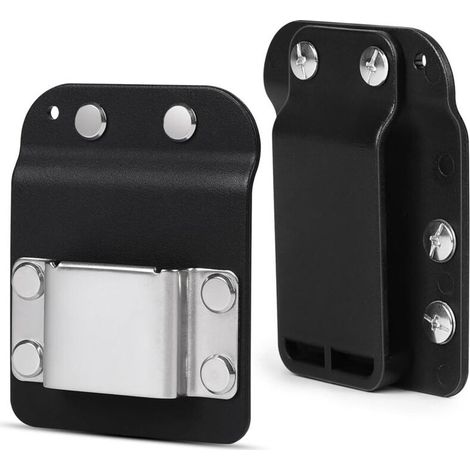 Porte Outils Ceinture, Support à Outils pour Perceuse, Clip de Ceinture à Outils, Clips en Acier Inoxydable 304, pour Perceuse sans Fil, Visseuse à Chocs, Cloueur, Mètre Ruban (1/5)