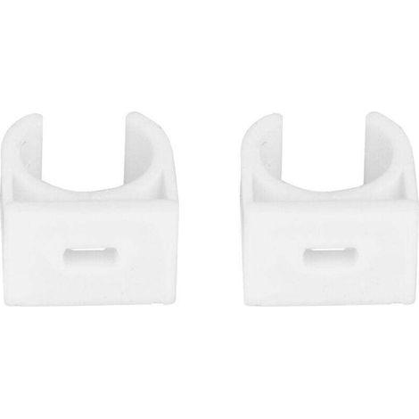 Colliers de serrage en U pour tuyaux d'eau, XU, 20 pièces, 16/20/25/32 mm, Clips fixes avec vis (16 mm) - KZQ