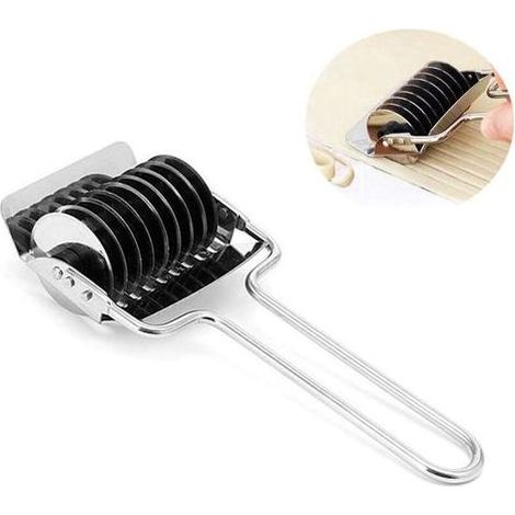 pair Machine à Pates, Machines en Acier Inoxydable Machine à pates, Manuel Machine à Nouilles, pates à Spaghetti Rouleau à Pate Cutter Outil de Cuisine Outils de Cuisson Patisserie-Fei Yu (1/5)