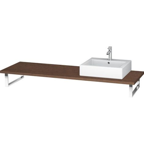 Duravit L-CUBE consolle 800x550x30mm noce americano