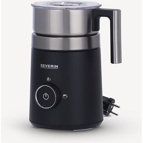 Severin SM 3585 espumador o calentador de leche Automático Negro, Plata