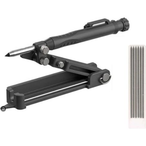 Outil de traçage multifonction, crayon de construction, outil de mesure pour le travail du bois (1/5)