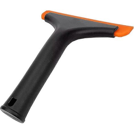 Raclette flexible noire, compatible avec les fenêtres, les cabines de douche, les vitres, les pare-brise de voiture, les miroirs et les portes vitrées. (1/5)