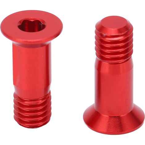 Befestigungsschrauben aus Aluminiumlegierung für die Schaltwerksrolle am Fahrrad – Rot – Modifikationszubehör (1/5)