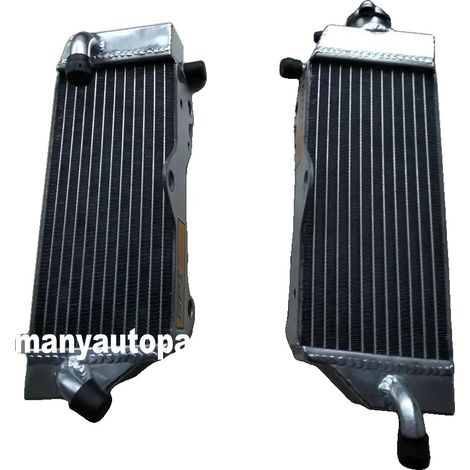Radiador de aleación de aluminio, 22" x 14,5" x 1,5", compatible con Yamaha WR 400 F, 2,5 kg, 40 % de mejora en la refrigeración. (1/4)