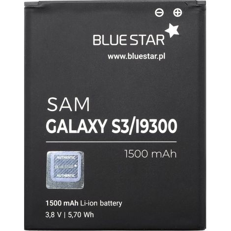 Bluestar Akku Ersatz kompatibel mit Samsung I9300 Galaxy S3 1500 mAh Austausch Batterie Accu EB-L1G6LLU, EB-L1G6LLUC (1/4)