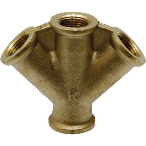 Doppelverteiler mit G 3/8" 67mm DO21-Anschlüssen