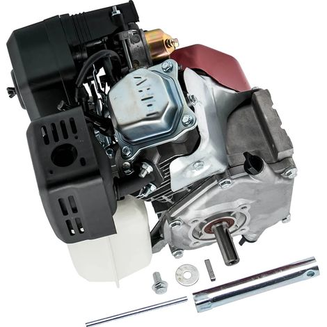 Moteur à essence 5,5 CV, 168 cc de cylindrée, moteur 4 temps durable, design compact (1/5)