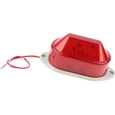 Aiperq – Gyrophare LED clignotant étanche AC 220V – Lampe d'avertissement durable en PC et ABS – Idéal pour ateliers et chantiers (1/5)