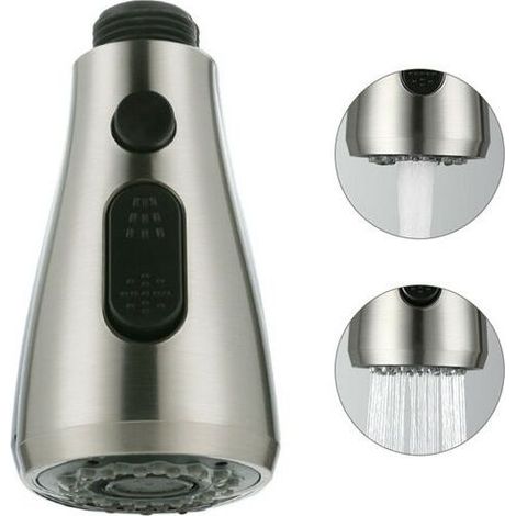 Shower head Evier Pull-Out Shower head for Valve Mitigeur Kitchen Pro Head of Shower 2 Types of Jets Brushes (1/5)