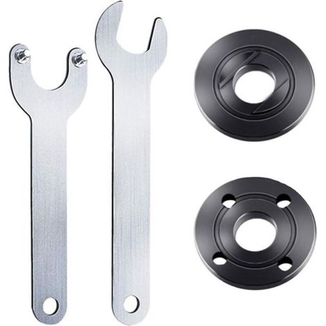 4 Pièces Clés D'angle pour Meuleuse, Clé à Bride pour Meuleuse D'angle, Kit D'écrous à Bride, Clé À Molette Pour Meuleuse Accessoires Meuleuses D'Angle pour Plusieurs Modèles Meuleuses D'angle (1/5)