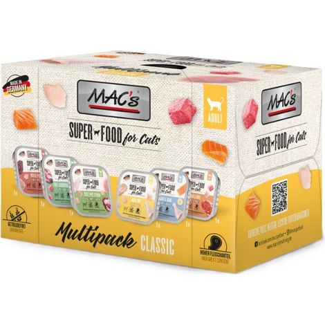Gato de MAC  SUPER ALIMENTO  Bandeja 100g - Multipack 6x100g