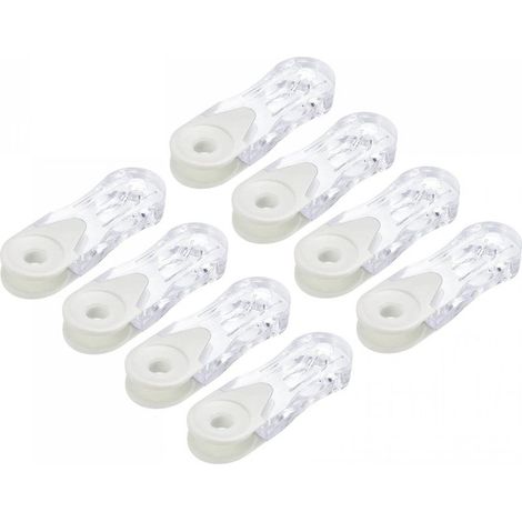 Poids de lestage pour stores 8 pièces 90 mm blancs pour rideaux romains et volets roulants verticaux système de cordage (1/5)