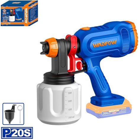 Pistola de pintura inalámbrica WADFOW 20V 800ml (1/5)