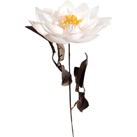 Lotus artificiel fleur faux décoration chambre nuptiale multifonction florale décoration mariage (1/5)