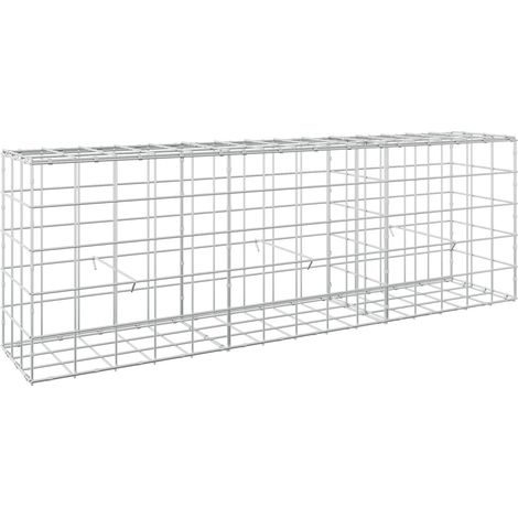 Gabione mit 3,5 mm Draht und 10x10 cm Maschen 150x30x50 cm vidaXL (1/5)
