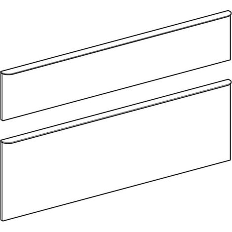 Geberit 244366001 Façades de tiroir (2 pcs.) avec poignées