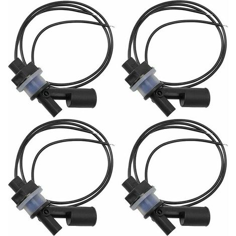 Lot de 4 Capteurs de Niveau deau,Interrupteur Flotteur Pour, Pompe Capteur Niveau eau Interrupteur De Niveau Automatique pour Aquarium de Piscine (1/5)