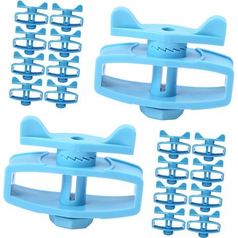 Tendeur isolateur Clôture Électrique 24 Pièces Plastique Bleu (1/5)