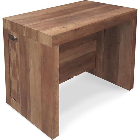 Table Console extensible Loki imitation Chêne Vintage