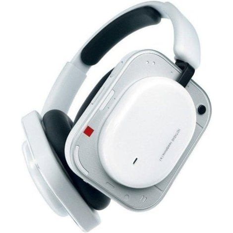 Cuffie Nothing Headphone (a) wireless Bluetooth con cancellazione del rumore bianche (1/5)