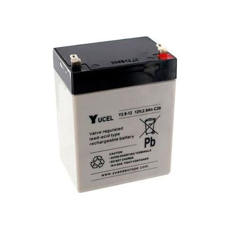 Yucel - Batterie plomb AGM YUCEL Y2.9-12 12V 2.9Ah F4.8 (1/3)
