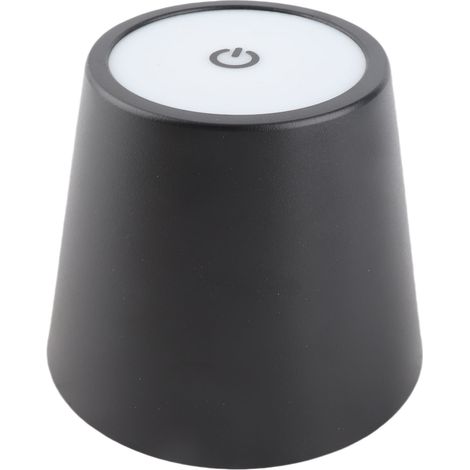 Lampe bouteille sans fil, 3 températures de couleur RGB, intensité variable, rechargeable, tactile, LED, pour bar et restaurant, noir (1/5)