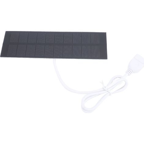 Ortviai Panneau Solaire Portable 1 W 5 V pour Lampe et Ventilateur – Chargeur Solaire Compact pour Extérieur et Voyages (1/5)