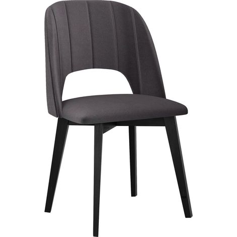 Silla Victorville 370, Negro, 83x48x54cm, Tapiz, De madera (1/4)