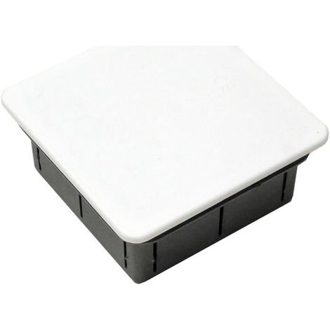 BeMatik - Caja empotrada de registro eléctrico cuadrada 100x100x52mm (1/3)