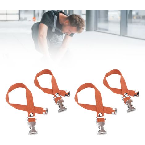 Grab, 4 Stück Befestigungsgurte für Trockenbauplatten-Montagestützen, verstellbarer Rahmen aus Nylon und Aluminiumlegierung (1/5)