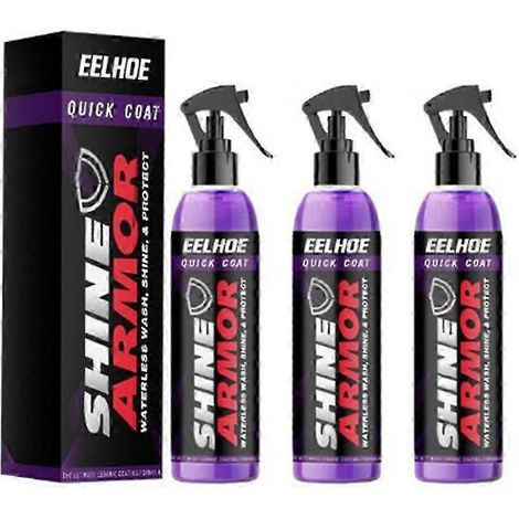 Spray de lustrage céramique pour voiture 100 ml - Protège et fait briller votre véhicule x FORMAT : 3 pièces