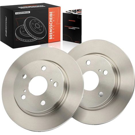 Dischi freno posteriori, diametro 270 mm, altezza 36,8 mm, spessore 10 mm, spessore minimo 8 mm, numero di fori per bulloni 5 (1/5)