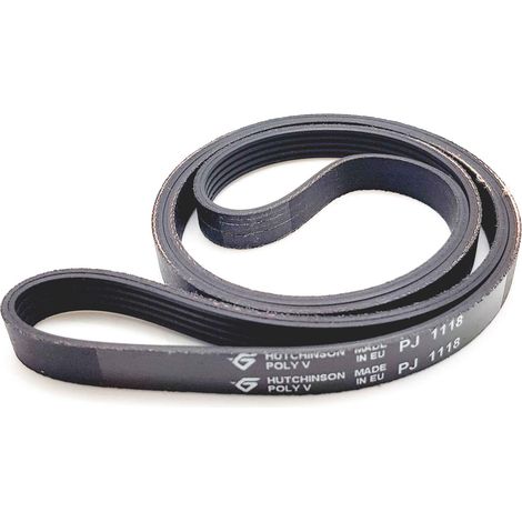 Courroie striée électroménager Hutchinson élastique 1118 PJE 5