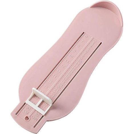 règle de mesure de la longueur du pied d'un bébé, règle de mesure de la longueur du pied d'un enfant en plastique