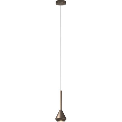 Sopsensione Moderna Aygo Metallo Bronzo 1 Luce Gu10
