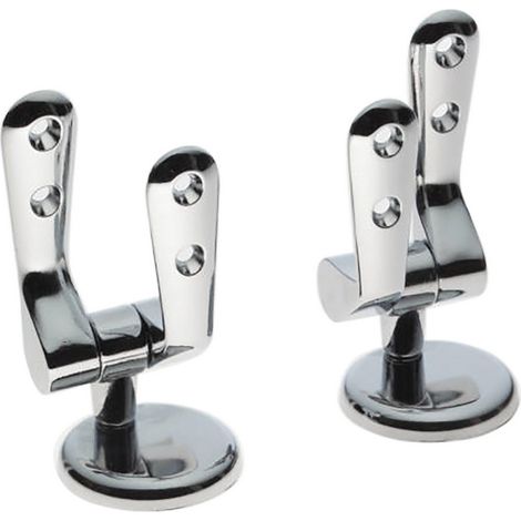 1CF CERNIERA FISSAGGIO PER SEDILE WC mod. H18 grande - 2 pz