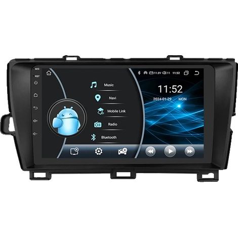 Autoradio, funzioni multimediali, sistema di navigazione, compatibile con sistemi stereo GPS intelligenti Toyota Prius XW30 2009-2015, W1 AI AHDC2 (1/2)