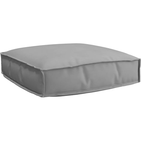 Kissen Grau 60 x 60 x 12 cm Oxford-Stoff