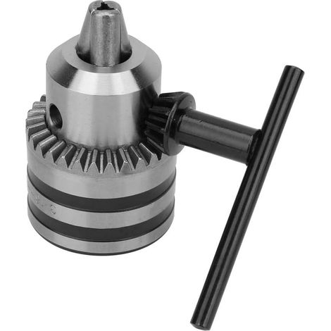 Mandrin de perceuse, Mandrin de perçage 3-16mm avec clé en acier inoxydable, Kit d'outils de fraisage B16 pour ateliers professionnels et amateurs (1/5)