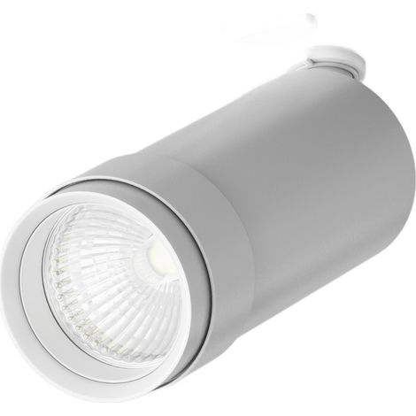 Spot sur rail 1 phase blanc LED 12W 4000K Zoom Maytoni (1/4)
