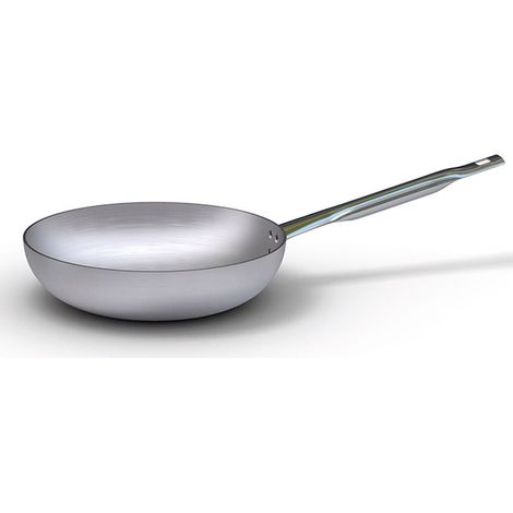 Padella svasata alta professionale - 7002 Alluminio - Diametro: cm 20 (1/2)